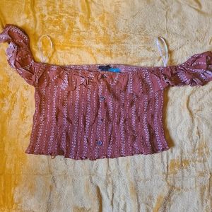 Rue21 Off Shoulder Crop Top